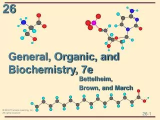 General, Organic, and Biochemistry, 7e