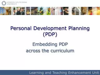 Personal Development Planning (PDP)