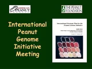 International Peanut Genome Initiative Meeting
