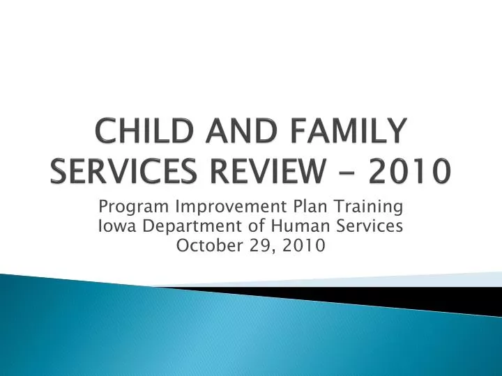 child and family services review 2010