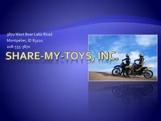 Share-My-Toys, Inc.