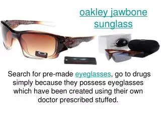 oakley jawbone sunglass
