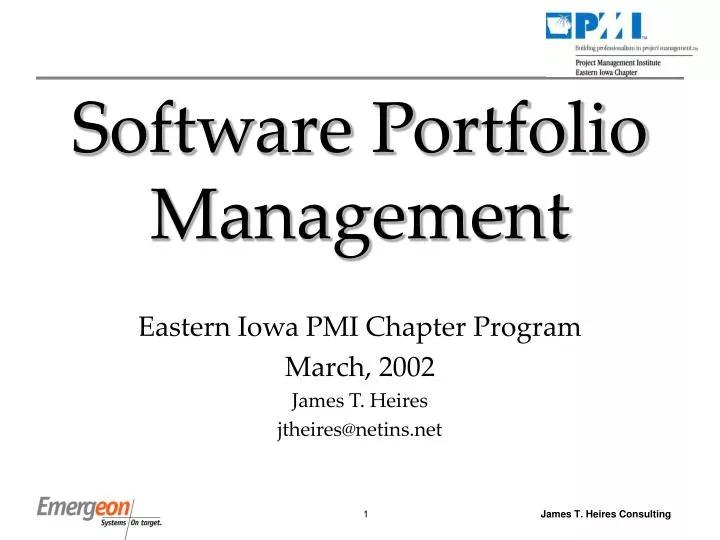 software portfolio management