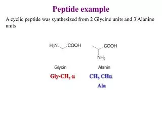 Peptide example