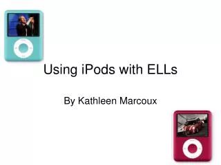 Using iPods with ELLs