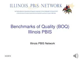 Benchmarks of Quality (BOQ) Illinois PBIS
