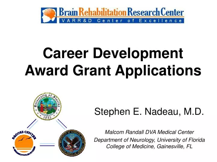career development award grant applications