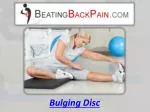 Bulging Disc - slide 1