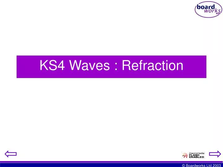 ks4 waves refraction
