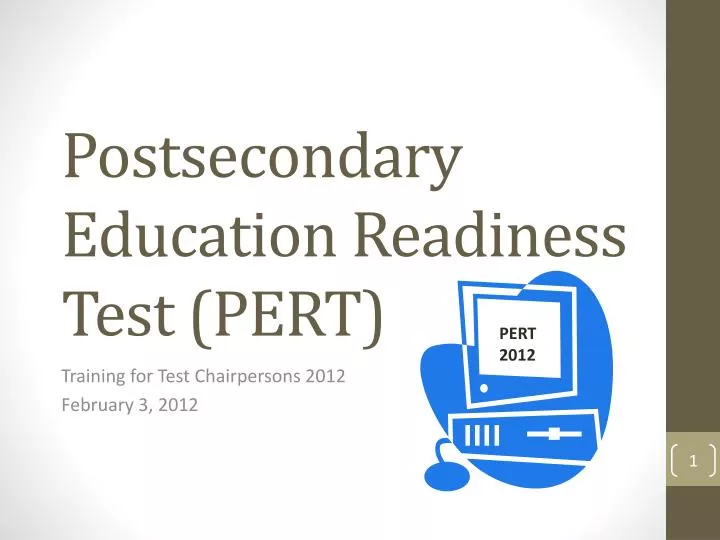 postsecondary education readiness test pert