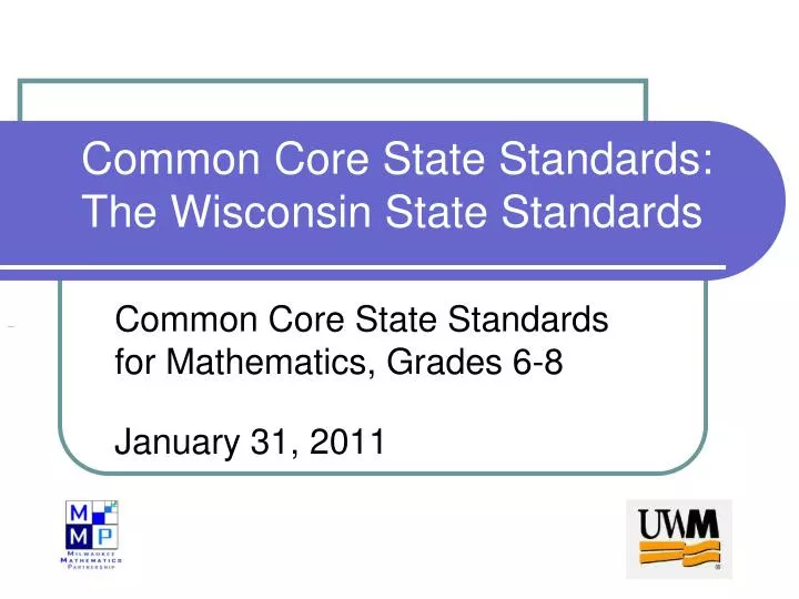 common core state standards the wisconsin state standards