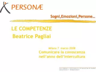 Sogni,Emozioni,Persone…