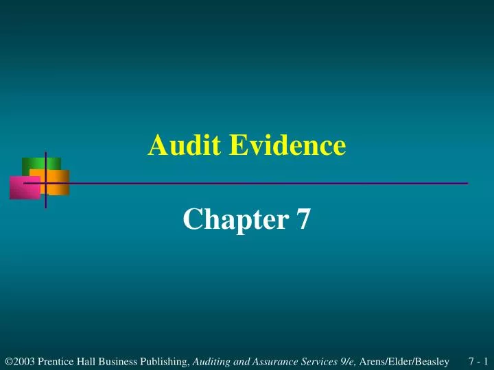 audit evidence