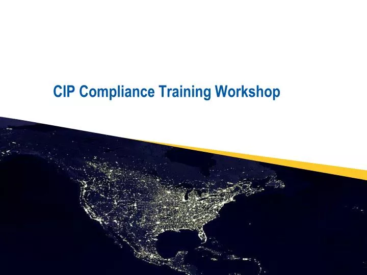 cip compliance training workshop