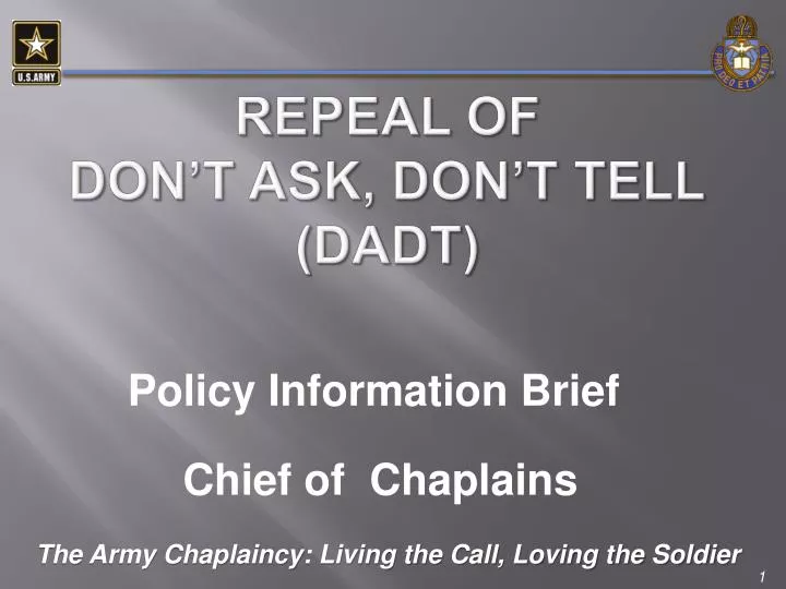 repeal of don t ask don t tell dadt