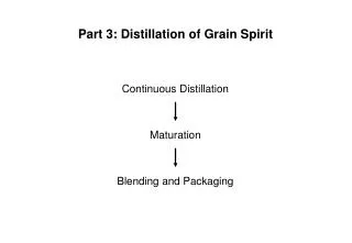 Part 3: Distillation of Grain Spirit