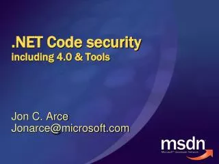 .NET Code security including 4.0 &amp; Tools