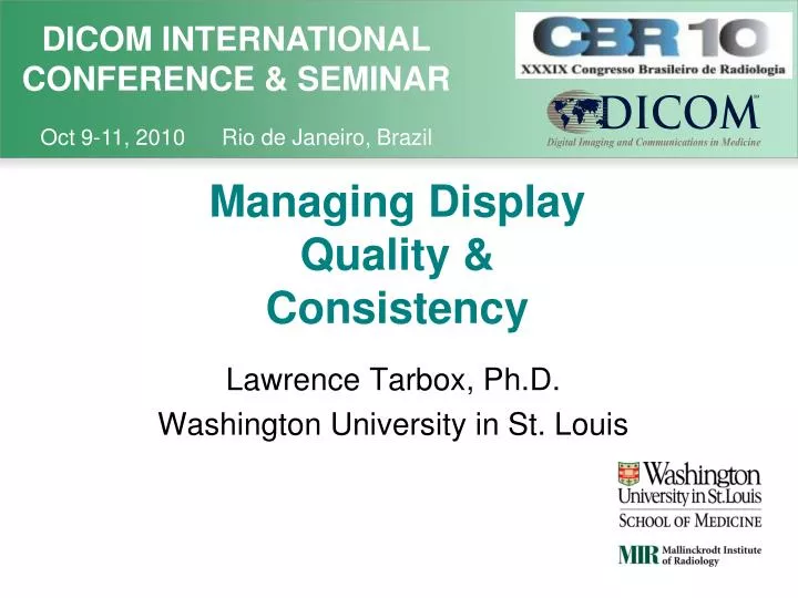 managing display quality consistency