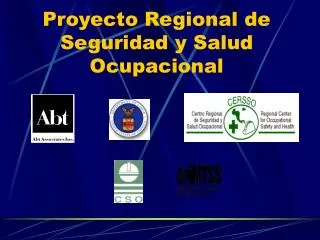 Proyecto Regional de Seguridad y Salud Ocupacional