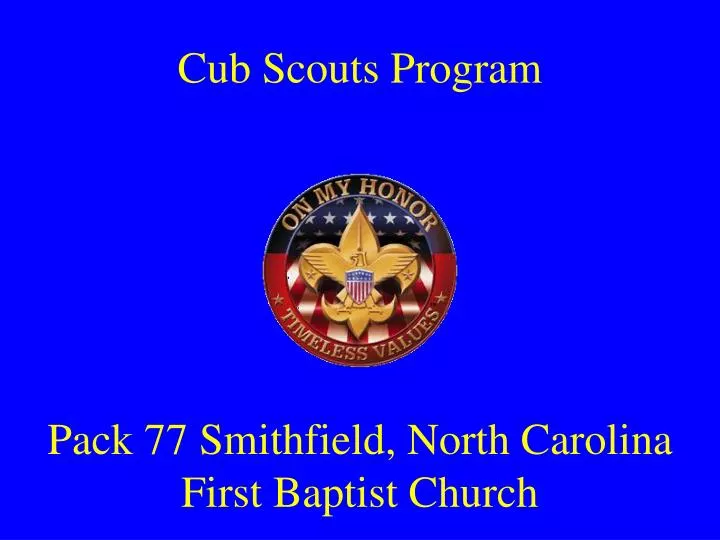 cub scouts program