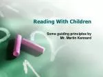 Reading With Children - slide 1