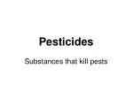 Pesticides - slide 1