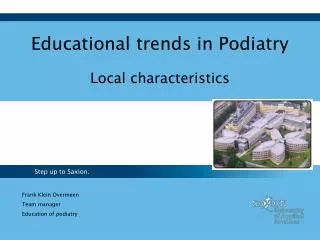 Educational trends in Podiatry