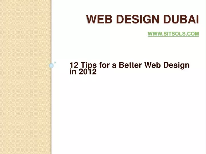 web design dubai www sitsols com