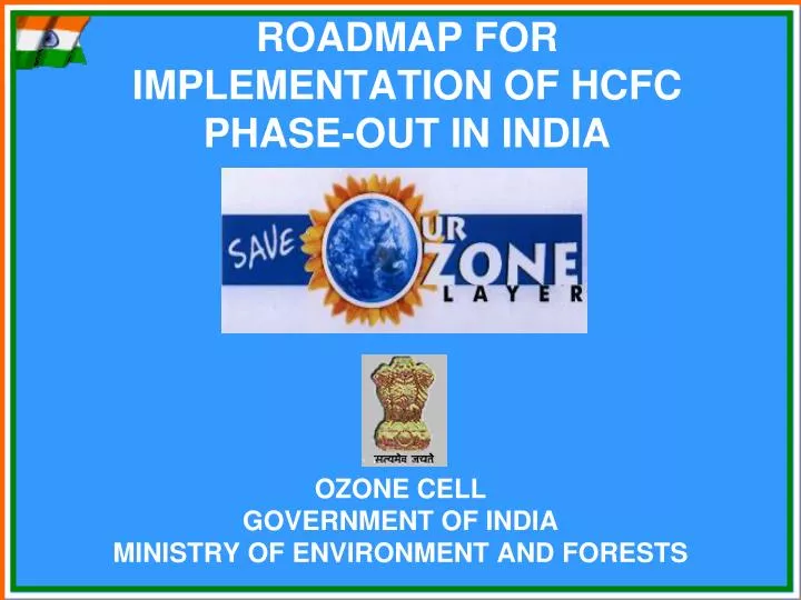 roadmap for implementation of hcfc phase out in india