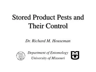Stored Product Pests and Their Control