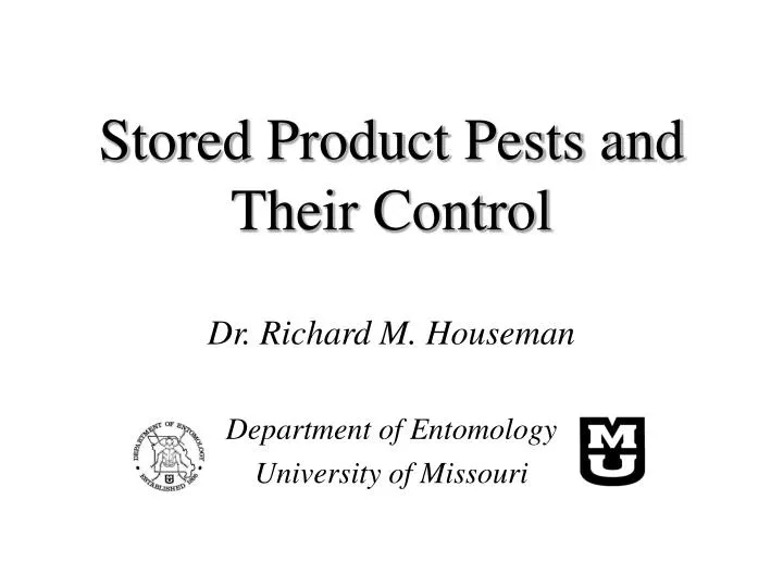 stored product pests and their control