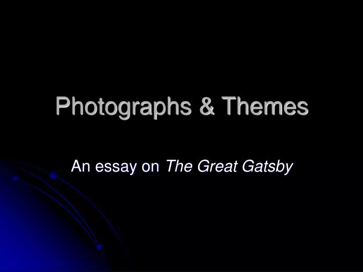 photographs themes