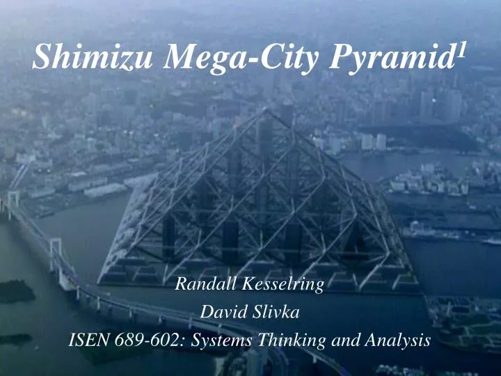 shimizu mega city pyramid 1