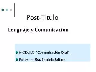 post t tulo