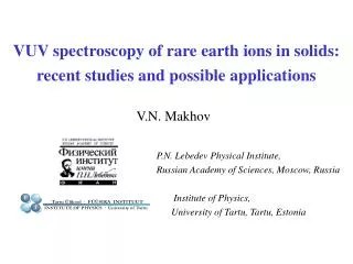 VUV spectroscopy of rare earth ions in solids: recent studies and possible applications