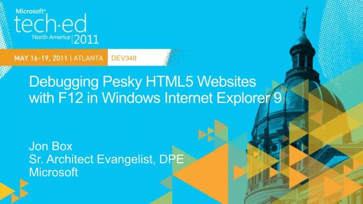 debugging pesky html5 websites with f12 in windows internet explorer 9