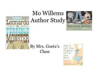 Mo Willems Author Study