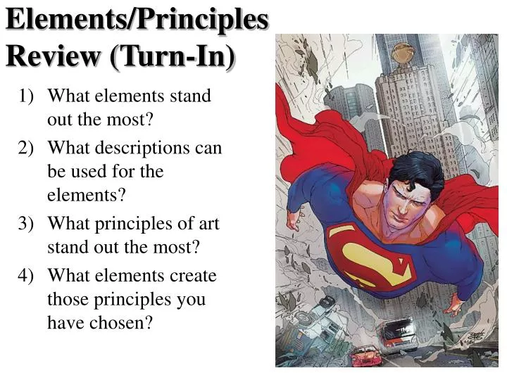 elements principles review turn in