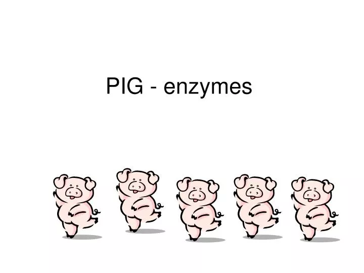 pig enzymes