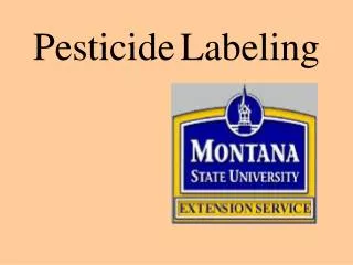 Pesticide Labeling