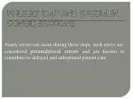 PHLEBOTOMY AND SPECIMEN CONSIDERATIONS - slide 1