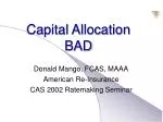 Capital Allocation BAD - slide 1
