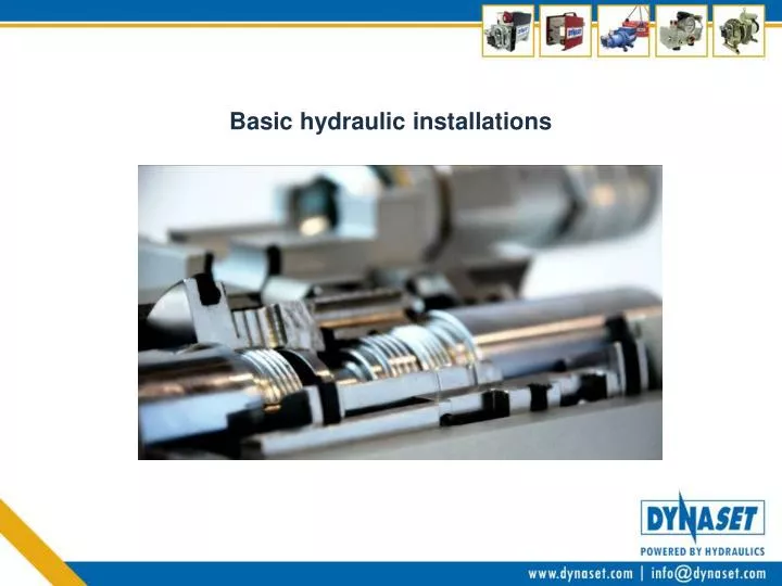 basic hydraulic installations