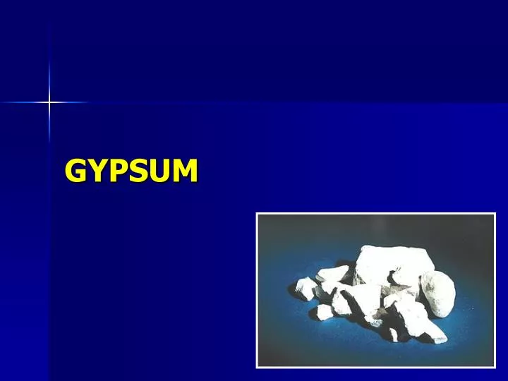 gypsum