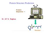 Protein Structure Prediction - slide 1