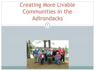 Creating More Livable Communities in the Adirondacks