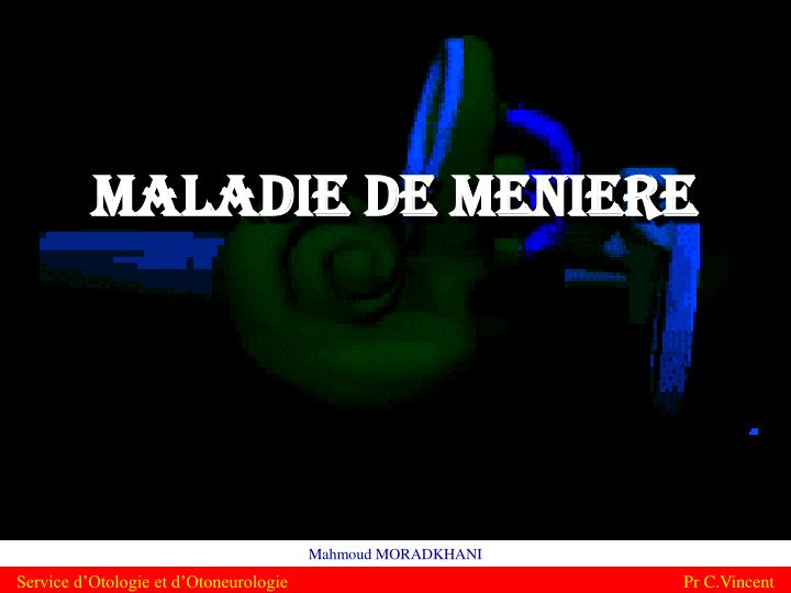 maladie de meniere