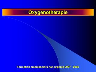 oxyg noth rapie