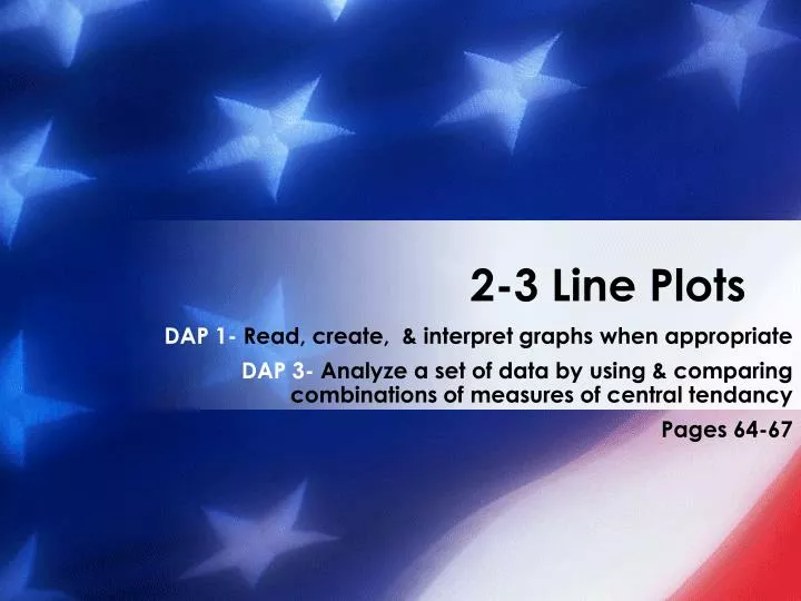 2 3 line plots