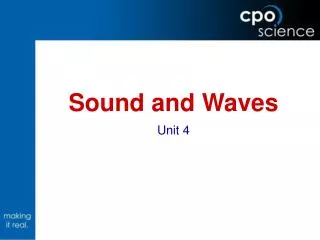 Sound and Waves
